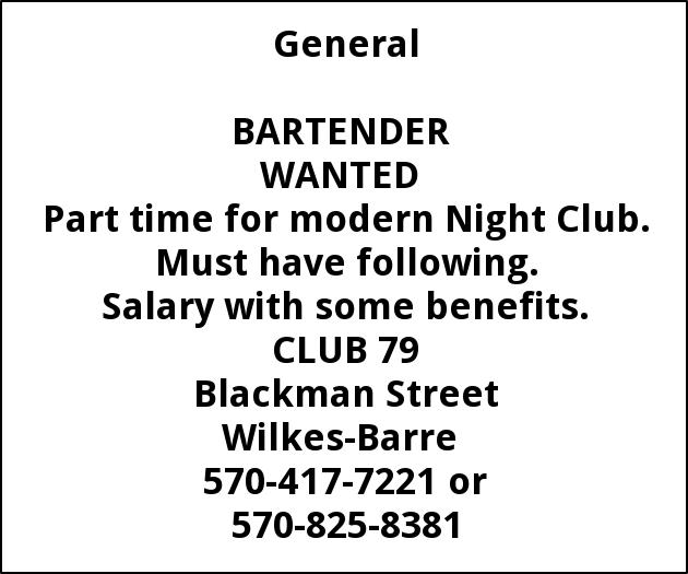 do you have to be 21 to be a bartender in pa