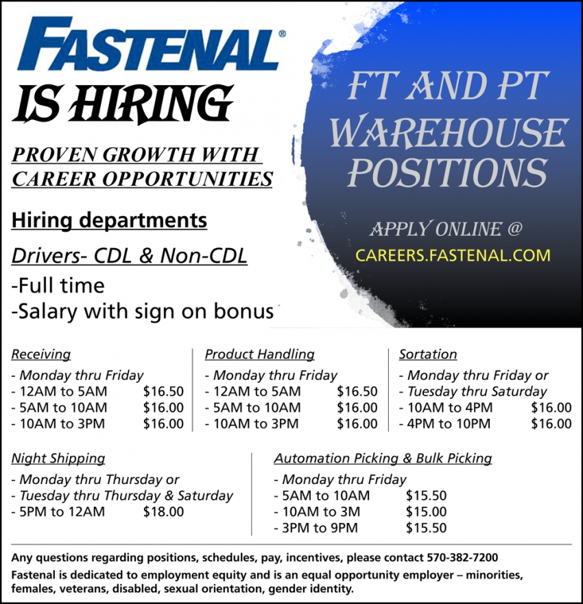 Warehouse Jobs Near You (Many w/ Sign-On Bonus!)
