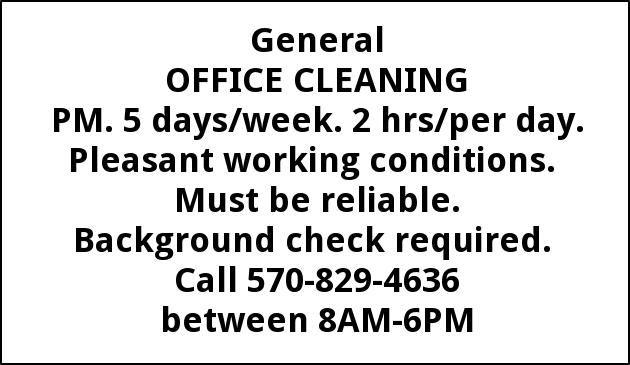 Office Cleaning 570 829 4636 Wilkes Barre PA